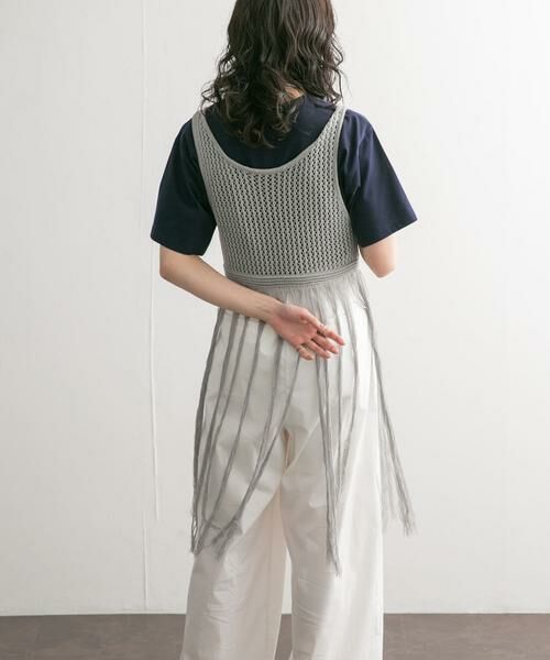 KBF / ケービーエフ ニット・セーター | フリンジニットタンクトップ | 詳細17