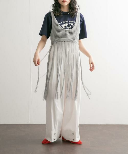 KBF / ケービーエフ ニット・セーター | フリンジニットタンクトップ | 詳細18