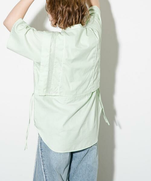 KBF / ケービーエフ シャツ・ブラウス | パイピングレイヤードシャツ | 詳細10