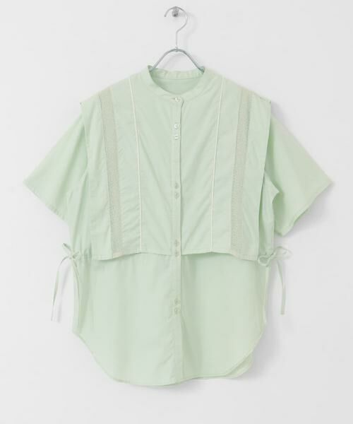 KBF / ケービーエフ シャツ・ブラウス | パイピングレイヤードシャツ | 詳細14