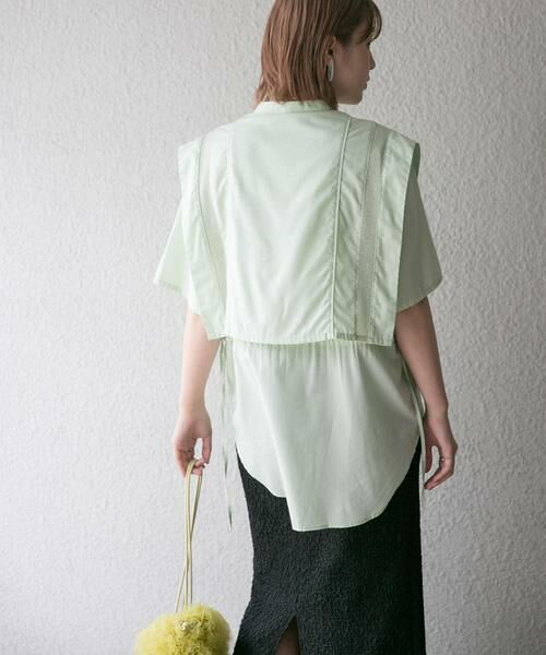 KBF / ケービーエフ シャツ・ブラウス | パイピングレイヤードシャツ | 詳細3
