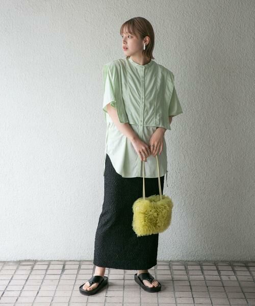 KBF / ケービーエフ シャツ・ブラウス | パイピングレイヤードシャツ | 詳細4