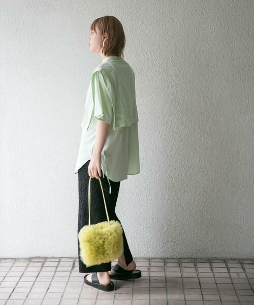 KBF / ケービーエフ シャツ・ブラウス | パイピングレイヤードシャツ | 詳細5