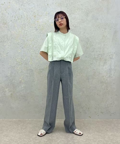 KBF / ケービーエフ シャツ・ブラウス | パイピングレイヤードシャツ | 詳細6