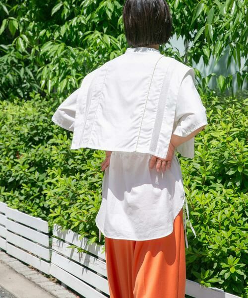 KBF / ケービーエフ シャツ・ブラウス | パイピングレイヤードシャツ | 詳細21