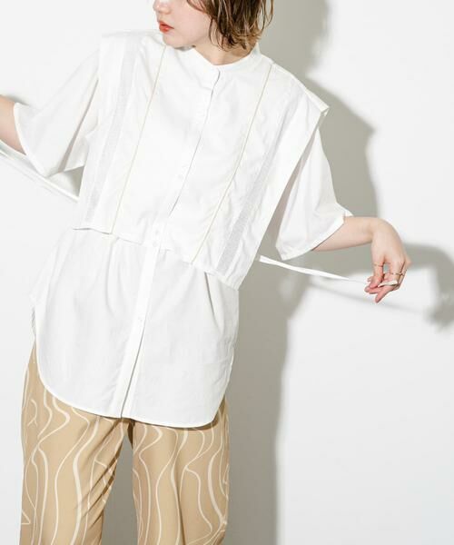 KBF / ケービーエフ シャツ・ブラウス | パイピングレイヤードシャツ | 詳細28