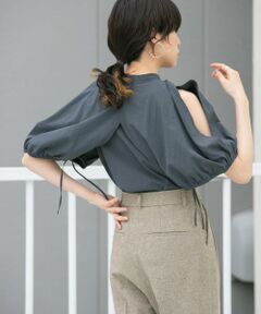 KBF / ケービーエフ シャツ・ブラウス | 2WAYスリーブブラウス