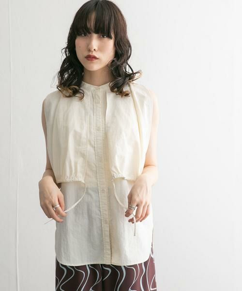 KBF / ケービーエフ シャツ・ブラウス | 2WAYスリーブブラウス | 詳細21