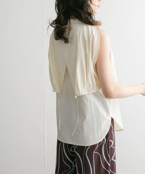 KBF / ケービーエフ シャツ・ブラウス | 2WAYスリーブブラウス | 詳細23