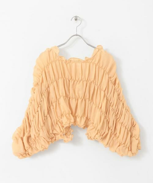 KBF / ケービーエフ シャツ・ブラウス | マルチWAYシャーリングブラウス | 詳細10