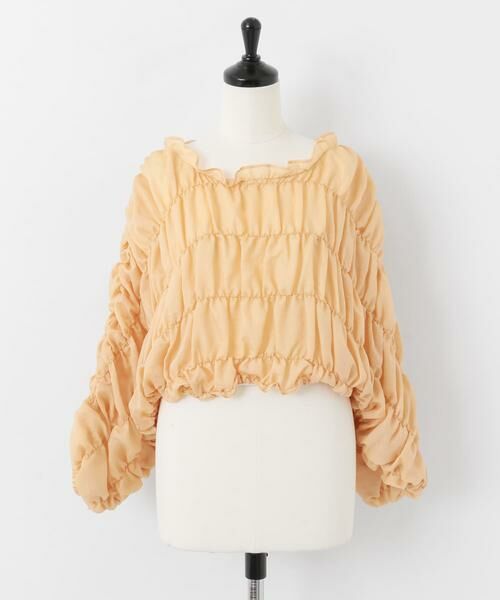 KBF / ケービーエフ シャツ・ブラウス | マルチWAYシャーリングブラウス | 詳細11