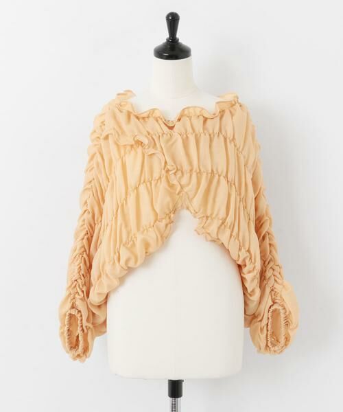 KBF / ケービーエフ シャツ・ブラウス | マルチWAYシャーリングブラウス | 詳細12