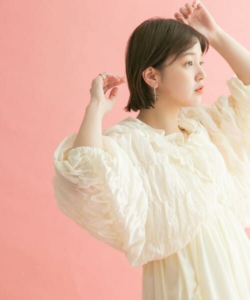 KBF / ケービーエフ シャツ・ブラウス | マルチWAYシャーリングブラウス | 詳細18