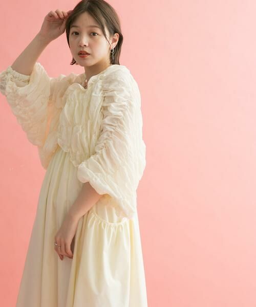 KBF / ケービーエフ シャツ・ブラウス | マルチWAYシャーリングブラウス | 詳細19