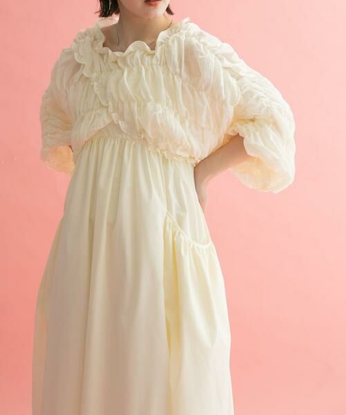 KBF / ケービーエフ シャツ・ブラウス | マルチWAYシャーリングブラウス | 詳細21