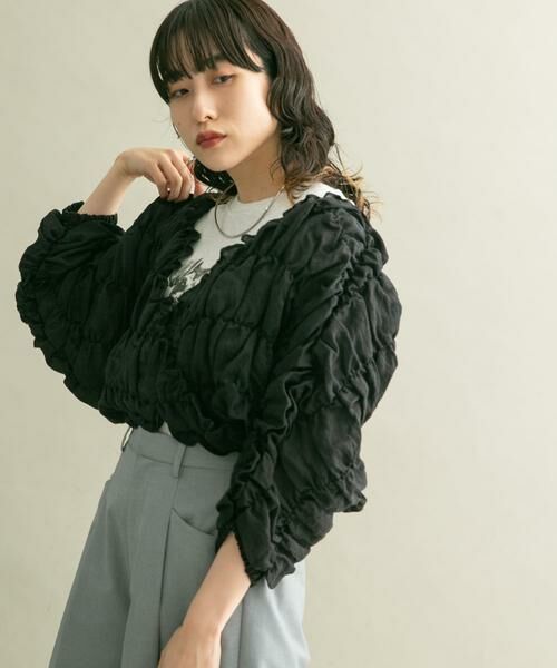 KBF / ケービーエフ シャツ・ブラウス | マルチWAYシャーリングブラウス | 詳細29