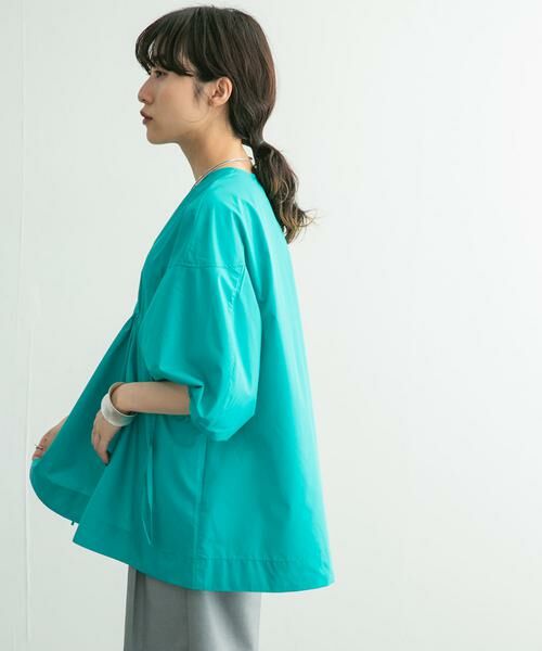 KBF / ケービーエフ シャツ・ブラウス | フロントドロストブラウス | 詳細2