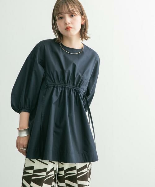 KBF / ケービーエフ シャツ・ブラウス | フロントドロストブラウス | 詳細9