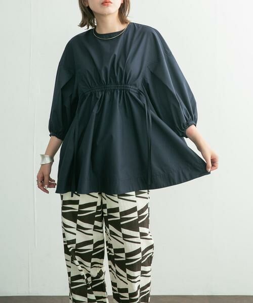 KBF / ケービーエフ シャツ・ブラウス | フロントドロストブラウス | 詳細10