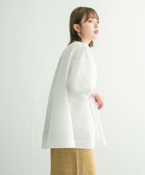 KBF / ケービーエフ シャツ・ブラウス | フロントドロストブラウス | 詳細30