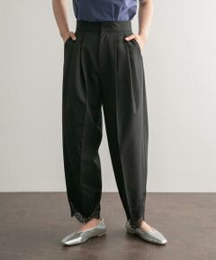 KBF / ケービーエフ その他パンツ | レースヘムクロップドパンツ