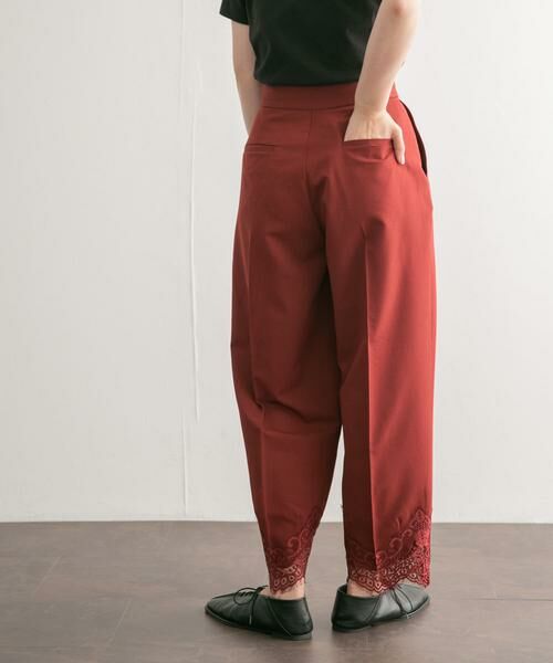 KBF / ケービーエフ その他パンツ | レースヘムクロップドパンツ | 詳細3