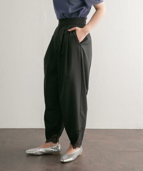 KBF / ケービーエフ その他パンツ | レースヘムクロップドパンツ | 詳細14