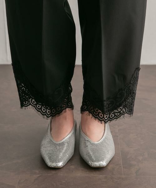 KBF / ケービーエフ その他パンツ | レースヘムクロップドパンツ | 詳細25