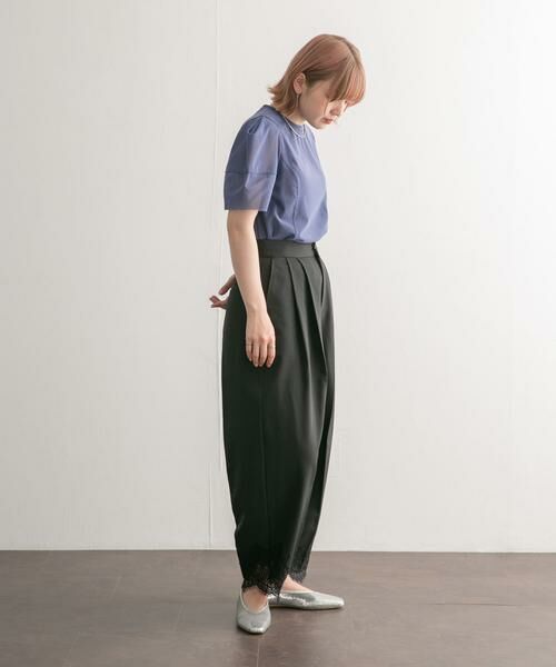 KBF / ケービーエフ その他パンツ | レースヘムクロップドパンツ | 詳細18