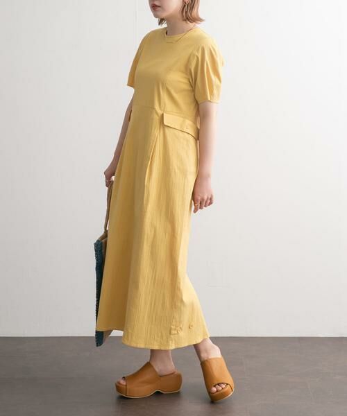 KBF / ケービーエフ ワンピース | サイドポケットコクーンワンピース | 詳細1