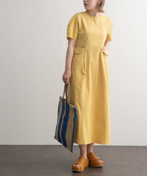 KBF / ケービーエフ ワンピース | サイドポケットコクーンワンピース | 詳細2