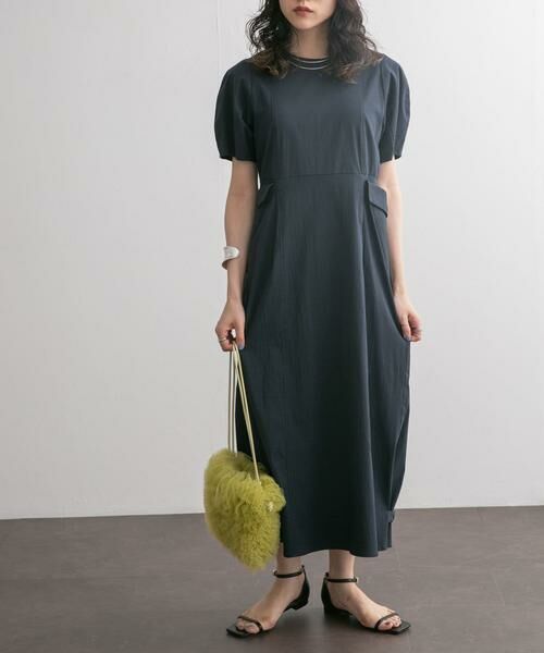 KBF / ケービーエフ ワンピース | サイドポケットコクーンワンピース | 詳細10