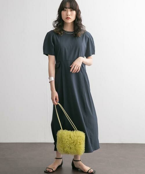 KBF / ケービーエフ ワンピース | サイドポケットコクーンワンピース | 詳細11