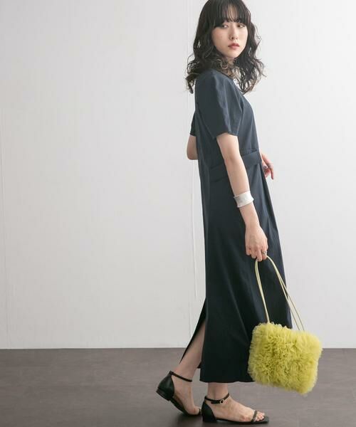 KBF / ケービーエフ ワンピース | サイドポケットコクーンワンピース | 詳細12