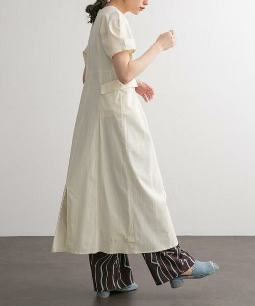 KBF / ケービーエフ ワンピース | サイドポケットコクーンワンピース(アイボリー)