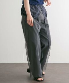 KBF / ケービーエフ サロペット・オールインワン | 2WAYチュールレイヤードサロペット