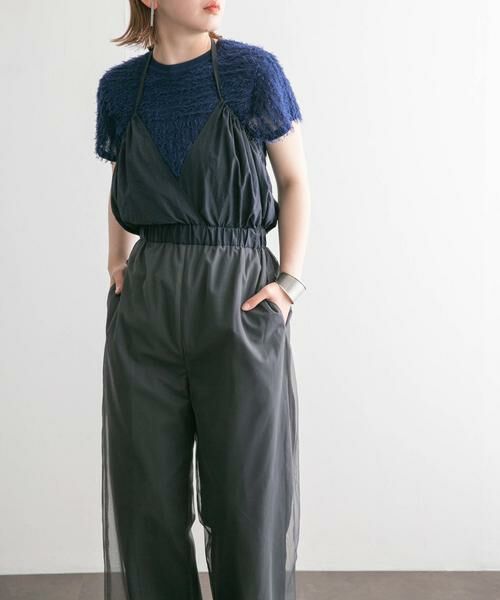 KBF / ケービーエフ サロペット・オールインワン | 2WAYチュールレイヤードサロペット | 詳細7