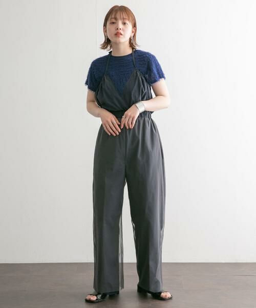 KBF / ケービーエフ サロペット・オールインワン | 2WAYチュールレイヤードサロペット | 詳細9