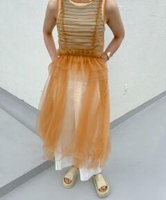 KBF / ケービーエフ ワンピース | フリルSETチュールワンピース