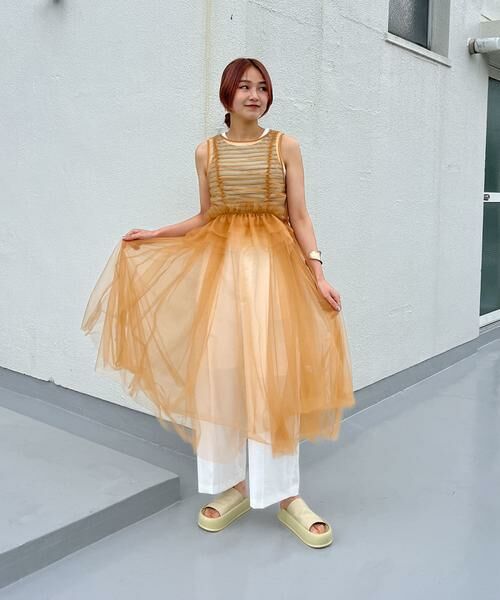 KBF / ケービーエフ ワンピース | フリルSETチュールワンピース | 詳細1