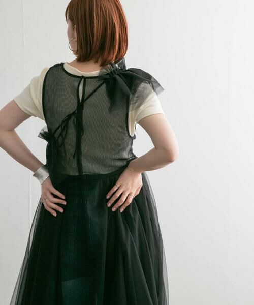 KBF / ケービーエフ ワンピース | フリルSETチュールワンピース | 詳細11