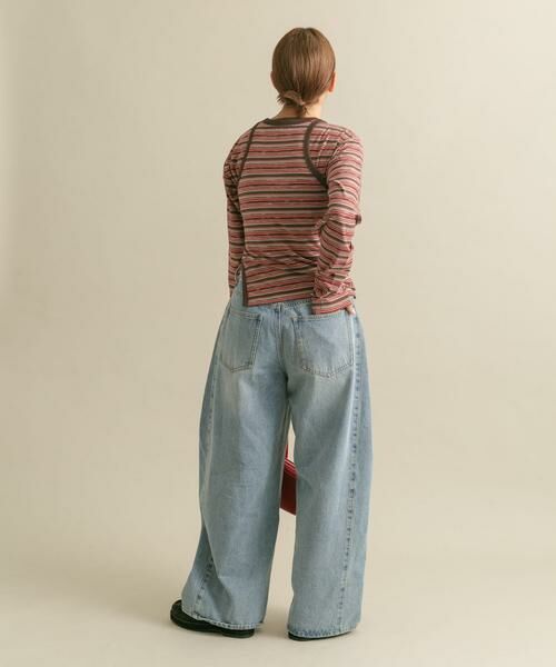 KBF / ケービーエフ Tシャツ | ボーダータンクトップSETトップス | 詳細7