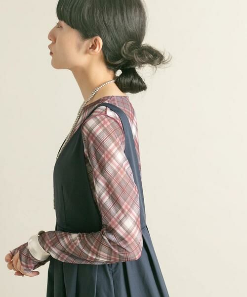 KBF / ケービーエフ Tシャツ | シアーメロートップス | 詳細3