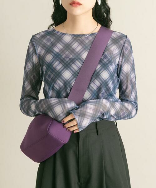 KBF / ケービーエフ Tシャツ | シアーメロートップス | 詳細25