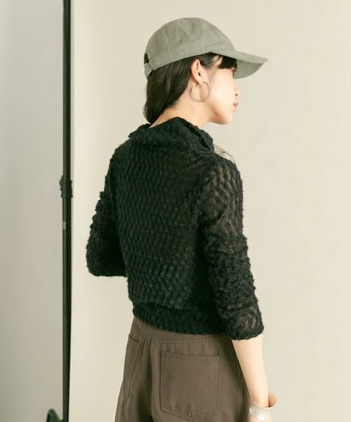 KBF / ケービーエフ Tシャツ | フロントZIPフェザーロングTEE | 詳細17