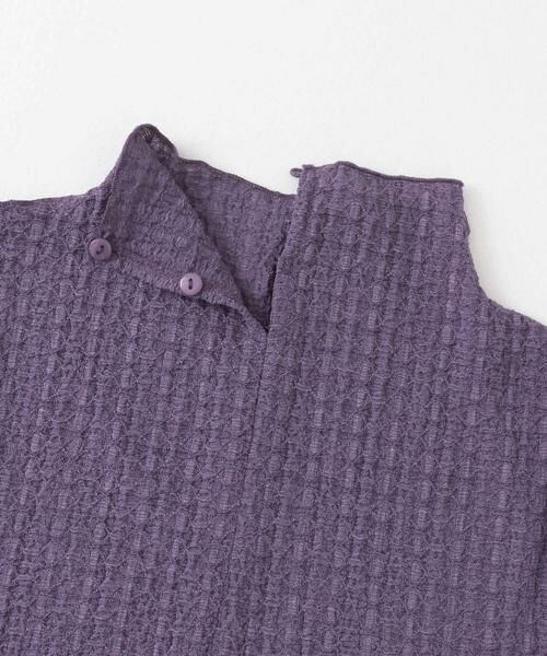 KBF / ケービーエフ Tシャツ | シアーブークレハイネックトップス | 詳細10