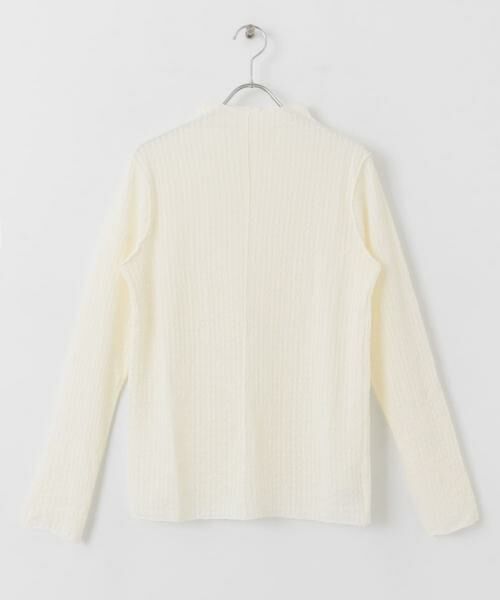 KBF / ケービーエフ Tシャツ | シアーブークレハイネックトップス | 詳細19