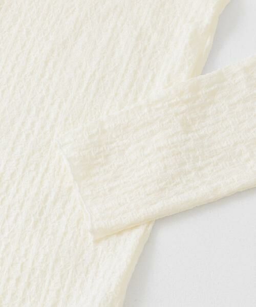 KBF / ケービーエフ Tシャツ | シアーブークレハイネックトップス | 詳細20