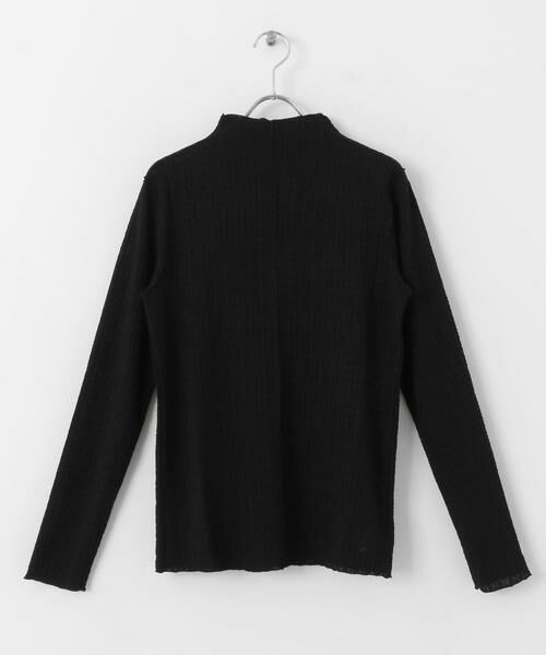 KBF / ケービーエフ Tシャツ | シアーブークレハイネックトップス | 詳細27