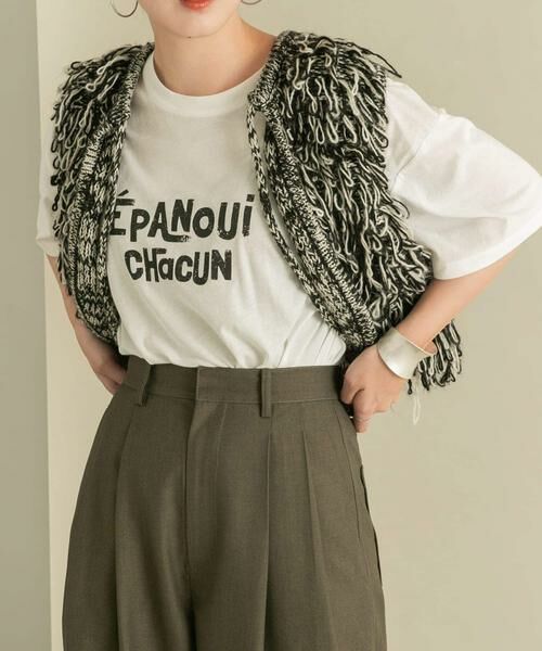 KBF / ケービーエフ Tシャツ | シアープリントBIG TEE | 詳細1